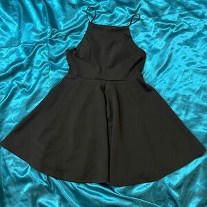 Papaya Black Mini Cocktail Dress Size Large